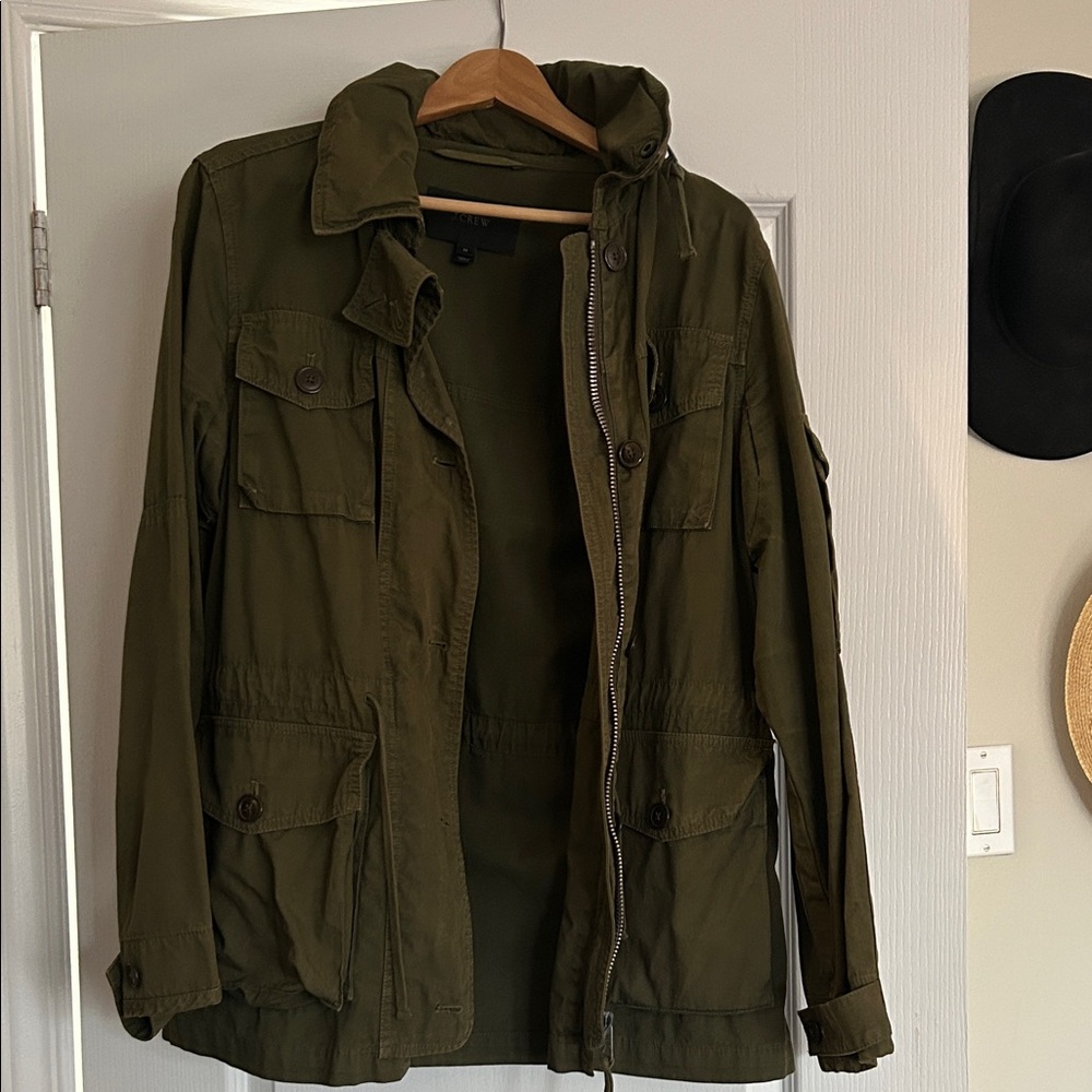 J. Crew Military Field Jacket in Olive